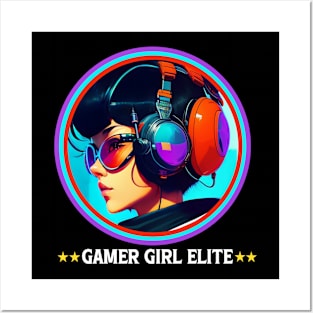 Gamer Girl Elite Posters and Art